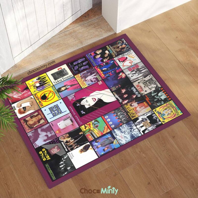 80s Music Rugs, Iconic 1980s Album Covers Collage Rugs - Apparel and ...